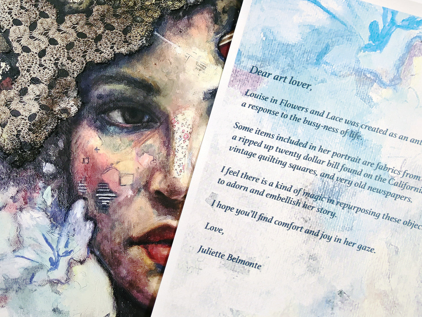 Louise in Flowers and Lace